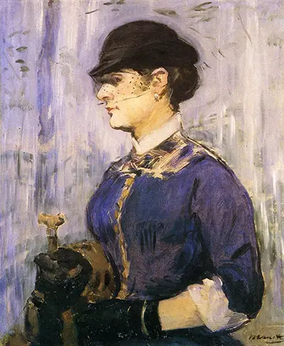 Young Woman in a Round Hat Edouard Manet